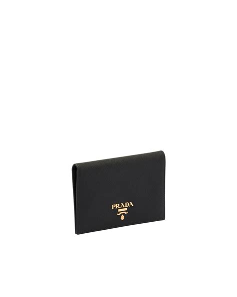 black prada passport bilfold|Black Saffiano Leather Passport Holder .